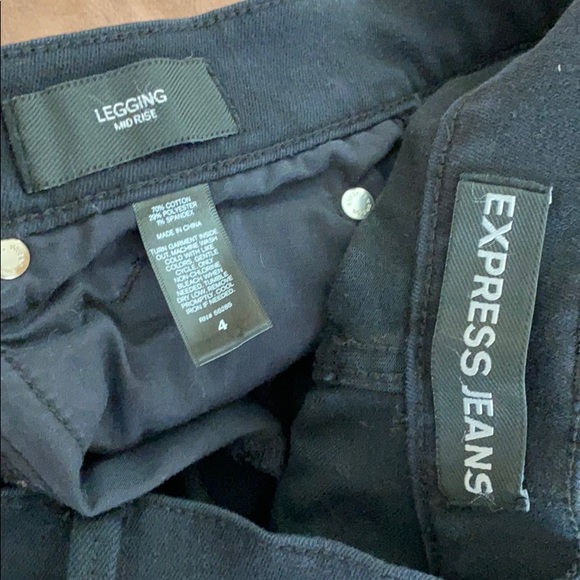 Black Express Jeggings - Picture 4 of 4